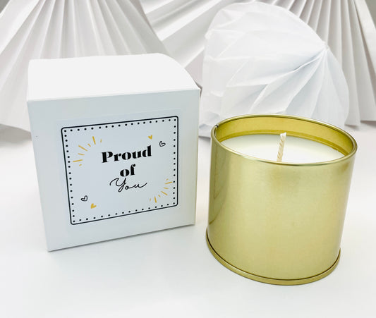 Scented Soy Wax Candle | Gift Boxed | Special Gift | Hand Poured | Small Batch | PROUD OF YOU