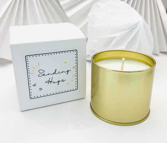 Scented Soy Wax Candle | Gift Boxed | Special Gift | Hand Poured | Small Batch | SENDING HUGS