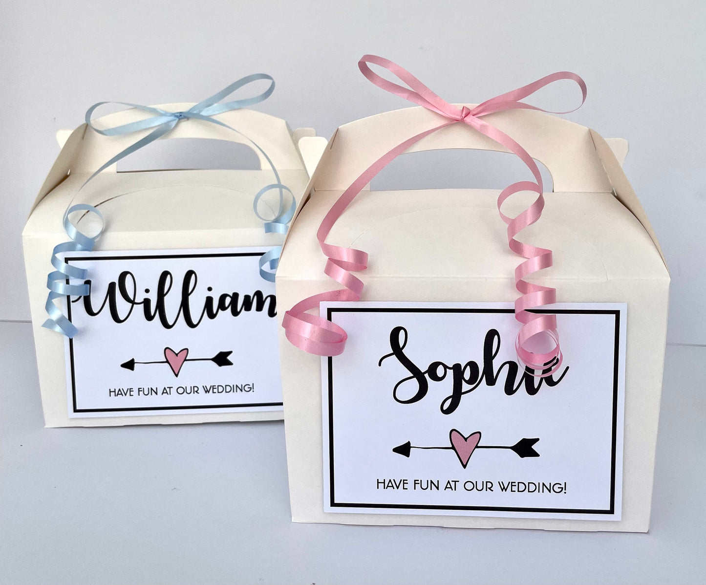 Personalised Children's Wedding Activity Box Activity Pack Kids Gift Favour | Text