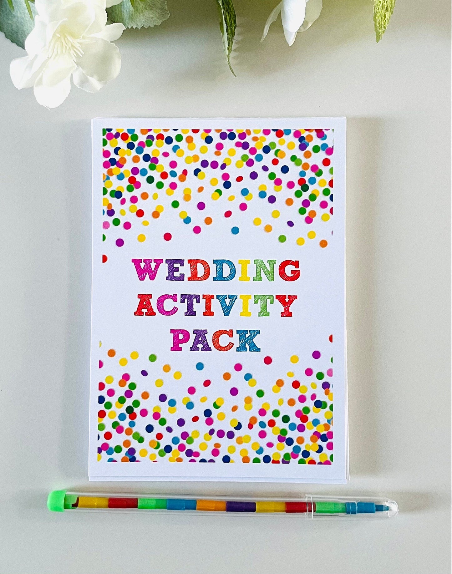 Childs Wedding Activity Pack | Confetti