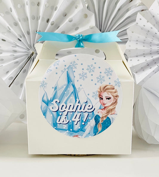 Children's Personalised Birthday Party Box | Goody Treat Box | FROZEN ELSA