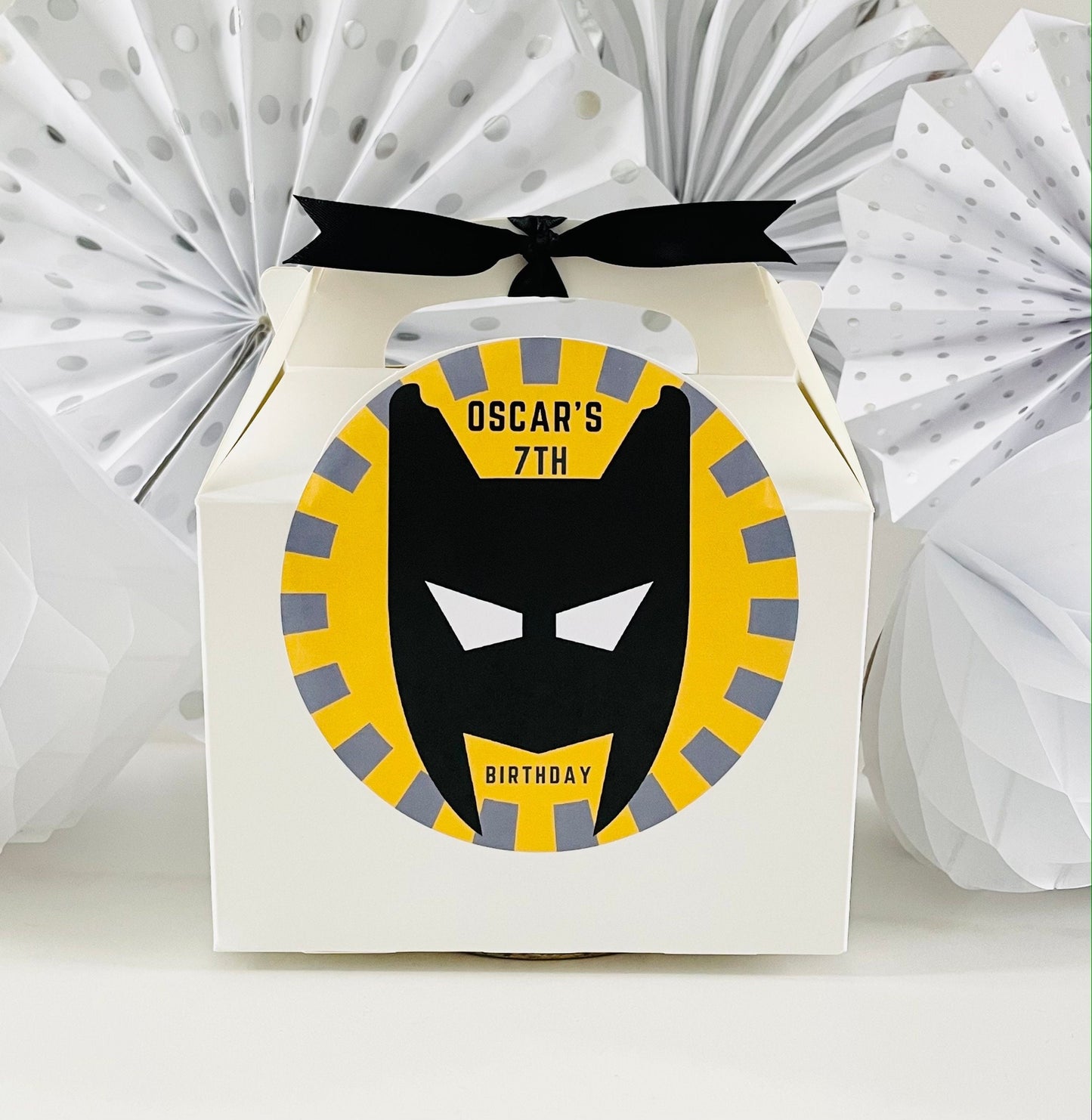 Children's Personalised Birthday Party Box | Goody Treat Box | SUPERHEROES