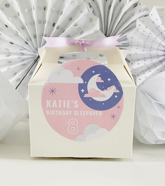 Children's Personalised Birthday Party Box | Goody Treat Box | SLEEPOVER