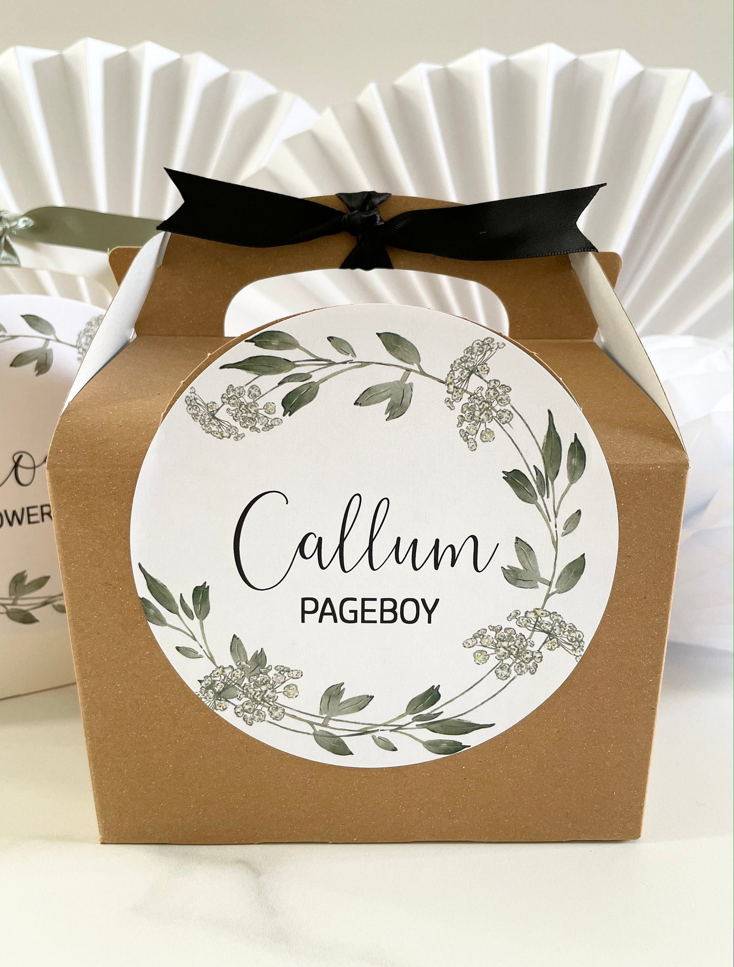 Personalised Wedding Favour Gift Box | Childs Activity | Thank You | GYPSOPHILA