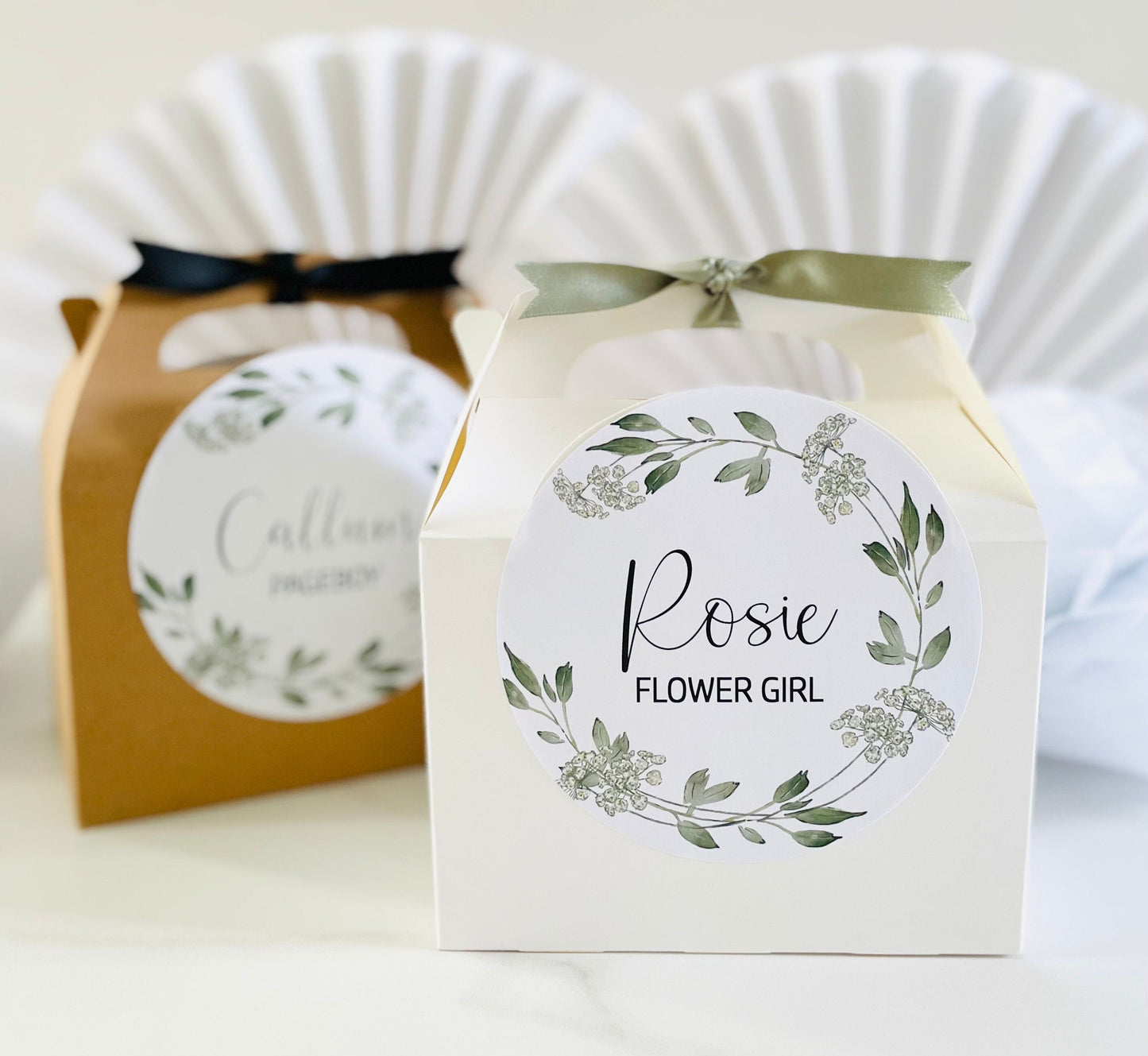 Personalised Wedding Favour Gift Box | Childs Activity | Thank You | GYPSOPHILA