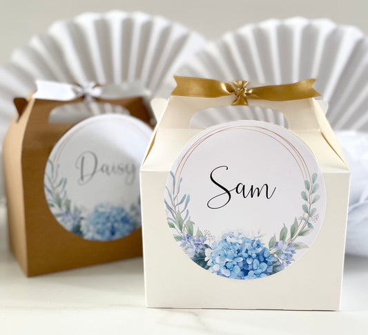 Personalised Wedding Favour Gift Box | Childs Activity | Thank You | HYDRANGEA