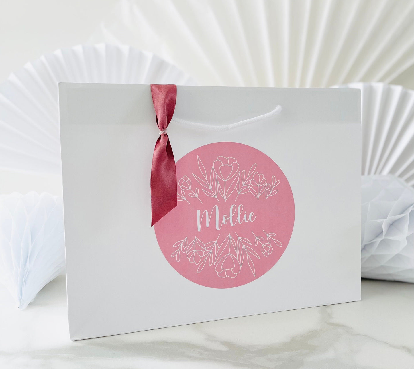 Personalised Wedding Gift Bag | Thank You | Luxury Boutique | SIMPLE FLOWERS