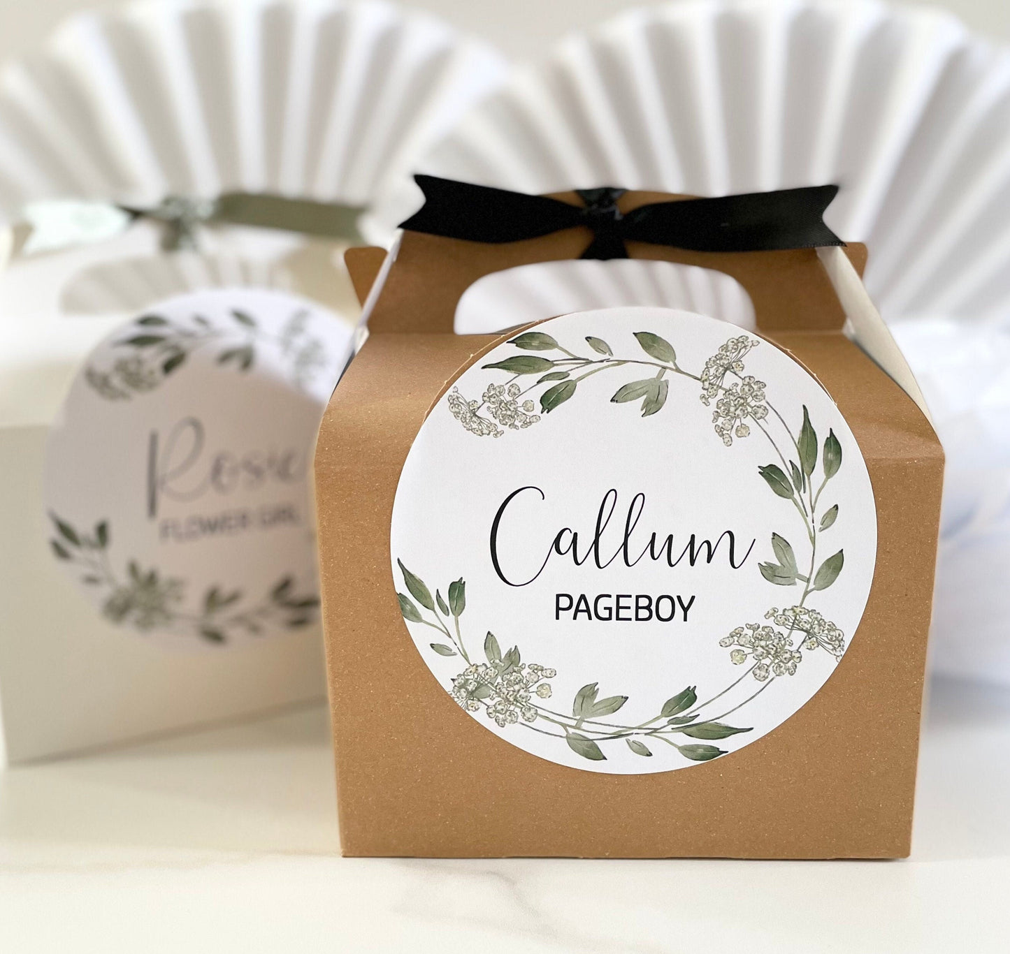 Personalised Wedding Favour Gift Box | Childs Activity | Thank You | GYPSOPHILA